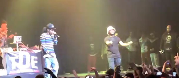 Watch Schoolboy Q And Ab-Soul Debut "Druggys Wit Hoes 3" In L.A.