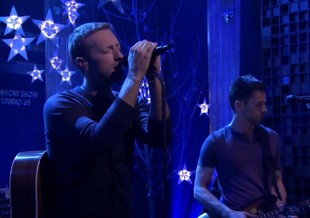 Coldplay on The Tonight Show