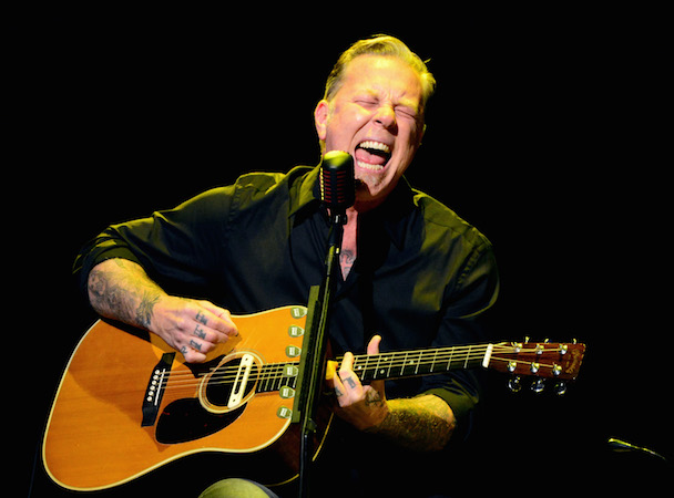 Metallica's James Hetfield @ MusiCares MAP Fund Benefit Concert, Club Nokia 5/12/2014 In Los Angeles.