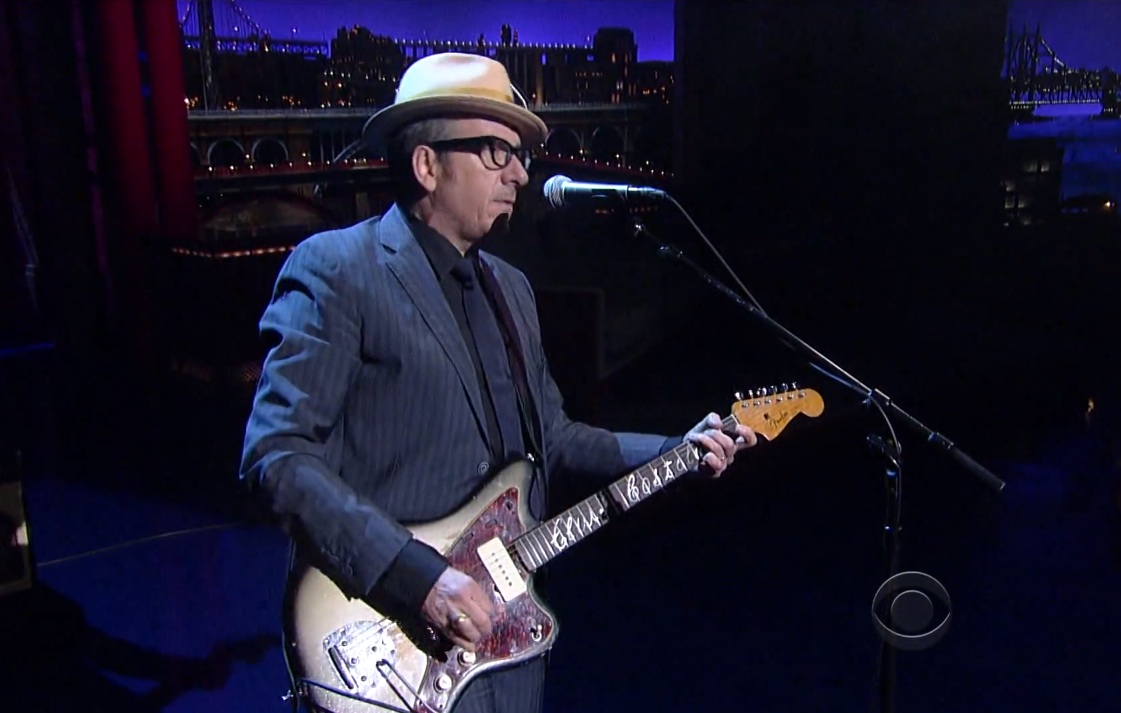 Elvis Costello on Letterman