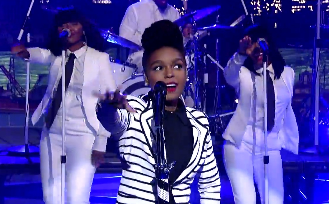 Janelle Monáe on Letterman