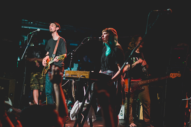 Women Of Tigers Jaw And Pity Sex Kissed By Stage-Crashers In Brooklyn