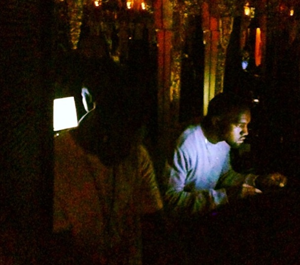 Kanye West DJing