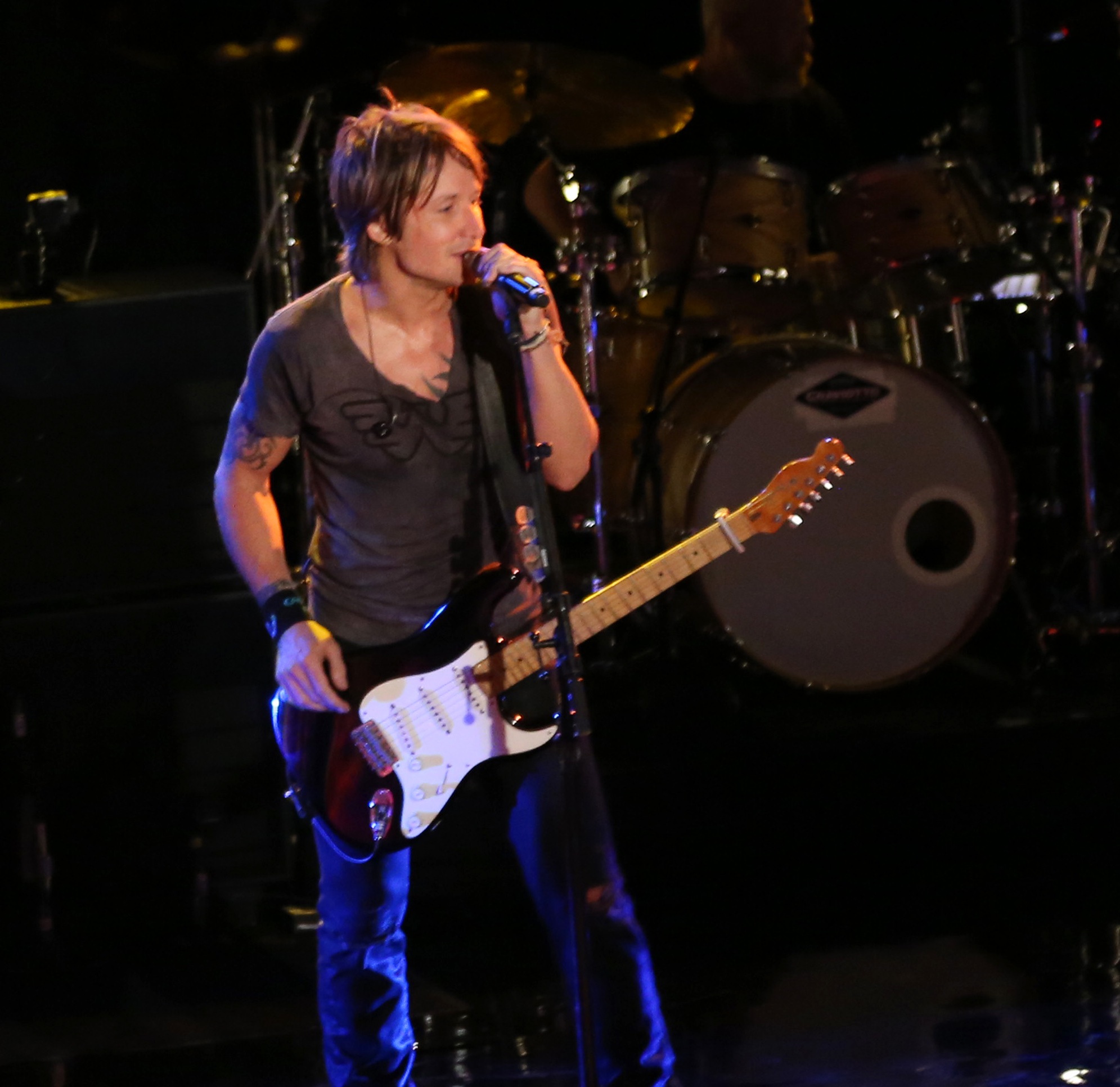 Keith Urban at Highline Ballroom, via Getty
