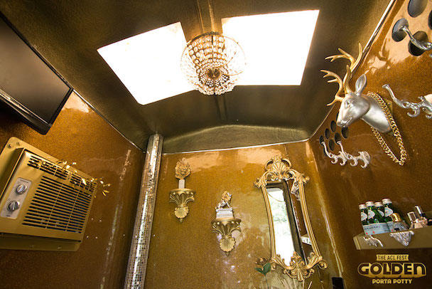 This Year's ACL Will Have Lavish "Golden Porta Potty"