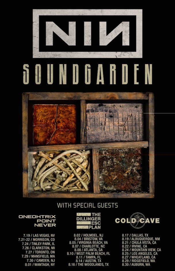 Cold Cave, Dillinger Escape Plan, & Korn Oneohtrix Point Never Replace Death Grips On NIN/Soundgarden Tour