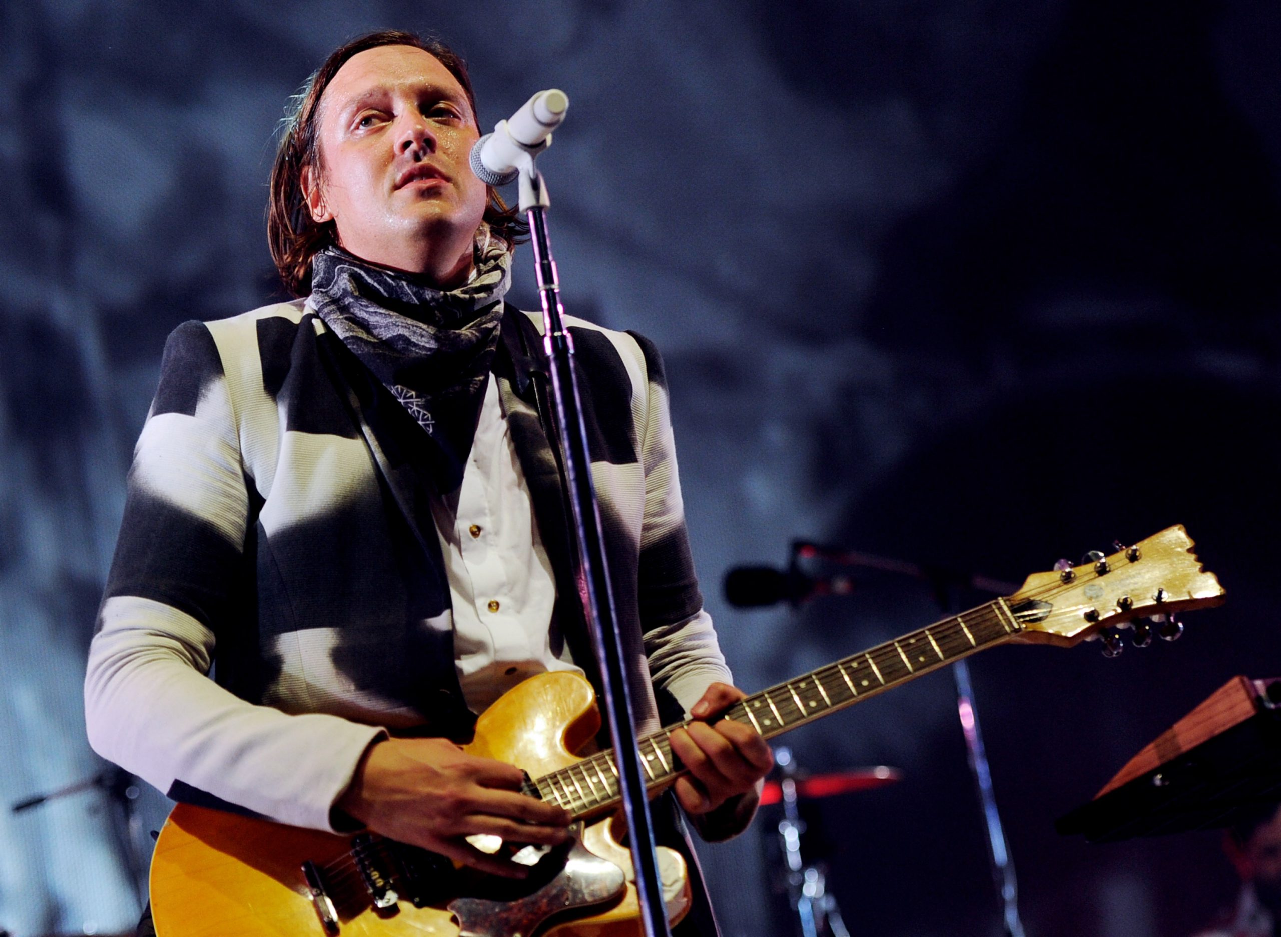 Arcade Fire in Inglewood, via Getty