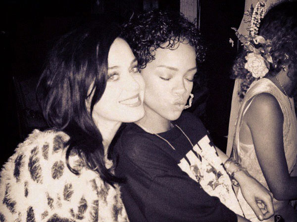 Katy Perry and Rihanna on Instagram