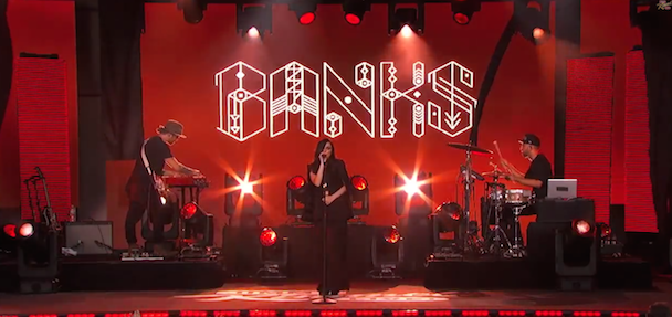Watch Banks Make Her TV Debut On Kimmel