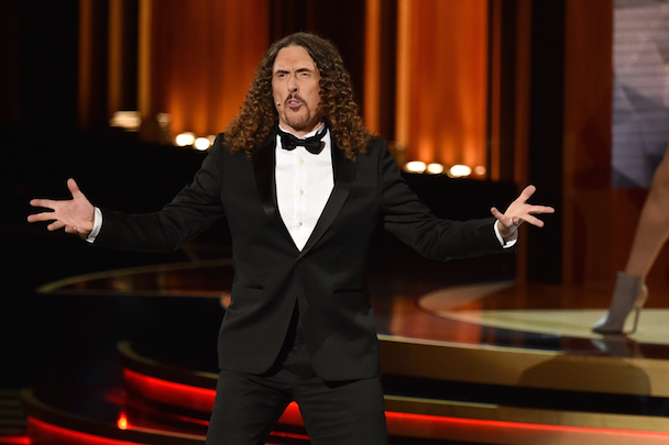 Watch Weird Al Make Up TV Theme Song Lyrics On The Emmys
