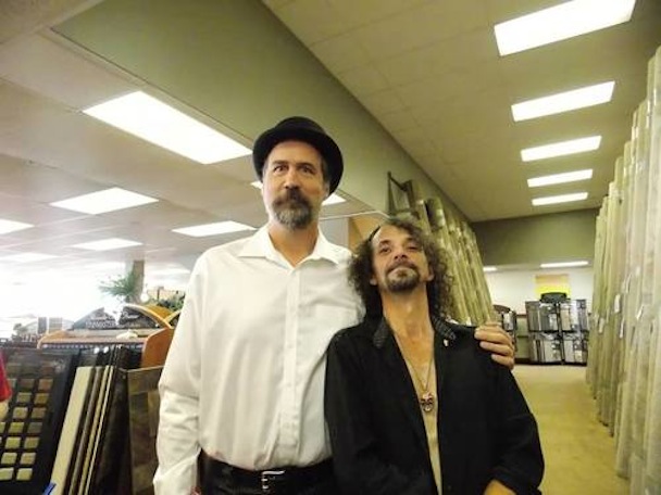 Krist Novoselic and Aaron Burkhard