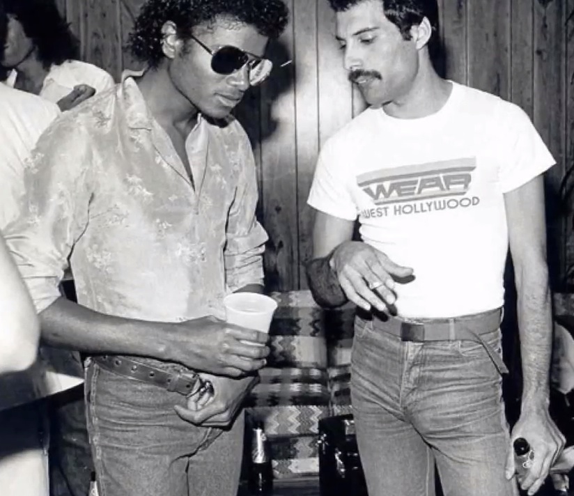 Michael Jackson and Freddie Mercury