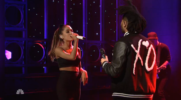 Watch Ariana Grande & The Weeknd Play SNL's 40th Season Premiere