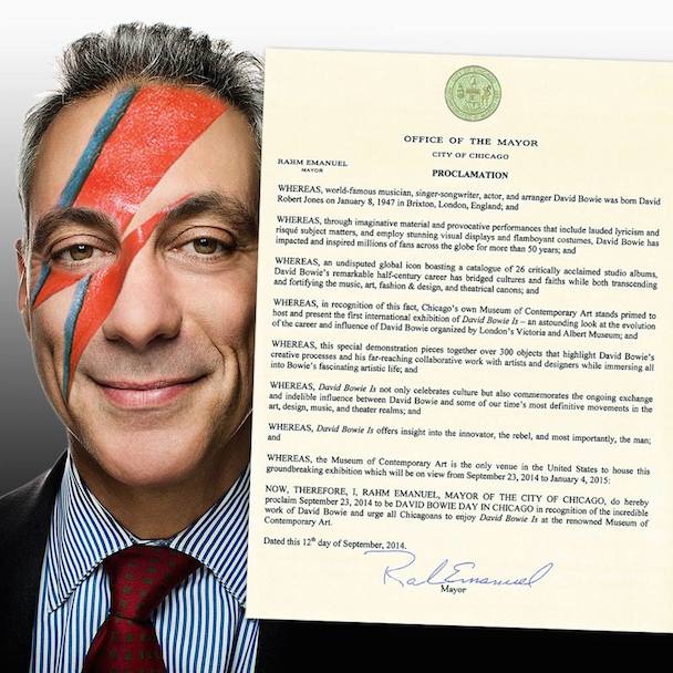 It's David Bowie Day In Chicago