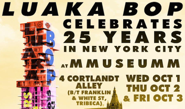David Byrne's Luaka Bop Holding 25th Anniversary Events In NYC Elevator Museum, Old-School Italian Restaurant, Karaoke Bar