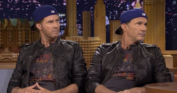 Watch Chad Smith And Will Ferrell Perform The Rolling Stones' "Honky Tonk Women" At Charity Benefit Show