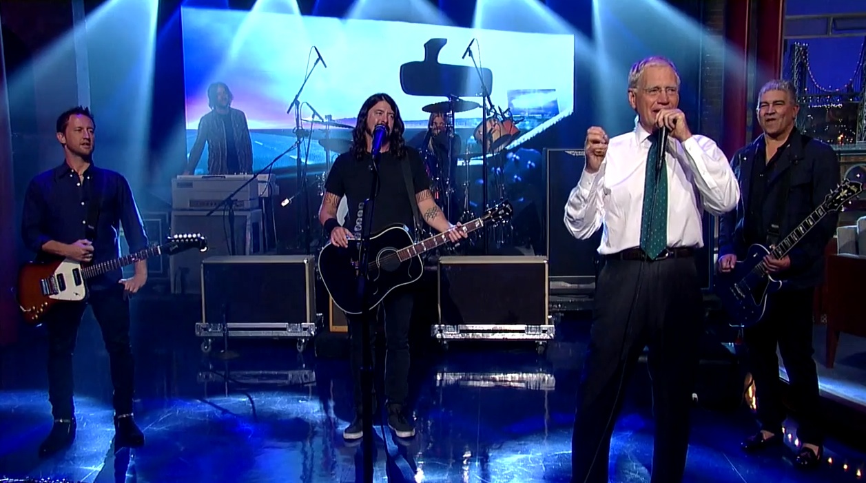 Foo Fighters and David Letterman