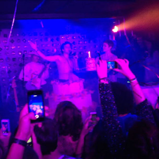 Mac DeMarco Jumped Out Of A Cake And The Audience Got Naked At Baby's All Right's 1st Birthday