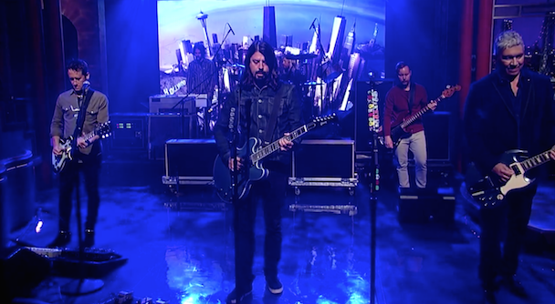 Watch Foo Fighters Perform "Something For Nothing" And Make Their Own Top Ten List On Letterman