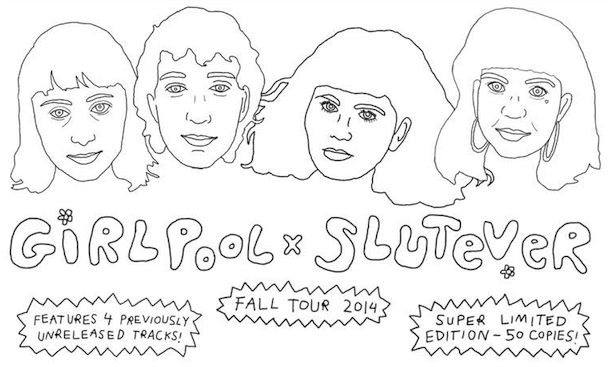 Stream Girlpool & Slutever's Split EP
