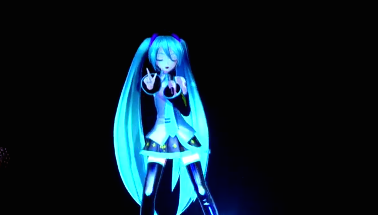 A Japanese Hologram Played Letterman Last Night