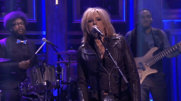 Watch Lucinda Williams Play With The Roots On Fallon
