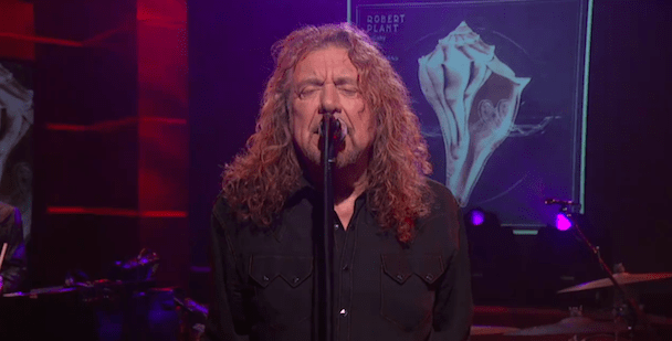 Watch Robert Plant On Colbert