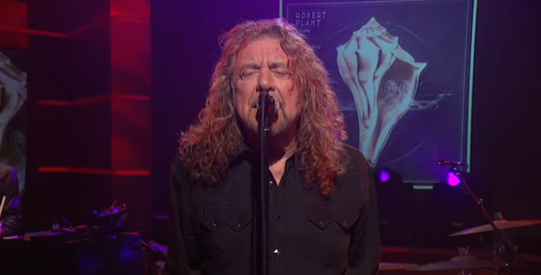 Watch Robert Plant On Colbert