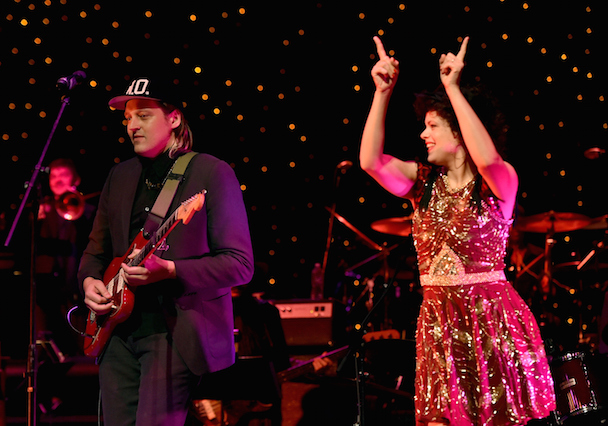 Watch Arcade Fire's Win Butler & Regine Chassagne Cover Talking Heads' "Slippery People" With Mavis Staples