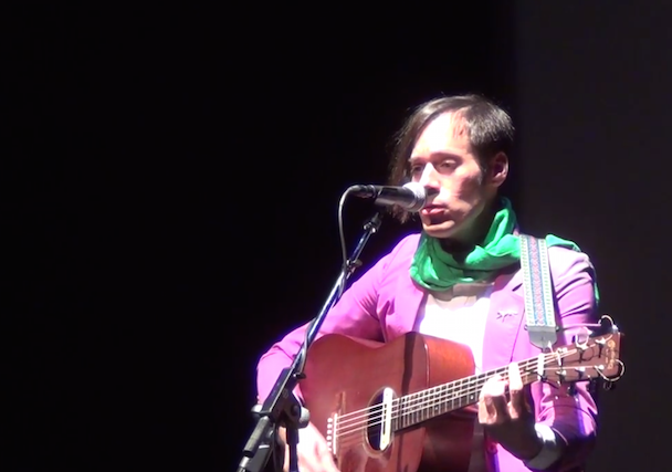Watch of Montreal's Kevin Barnes Cover "Moonage Daydream" & "Hang Onto Yourself" At MCA Chicago's "David Bowie Is" Exhibit
