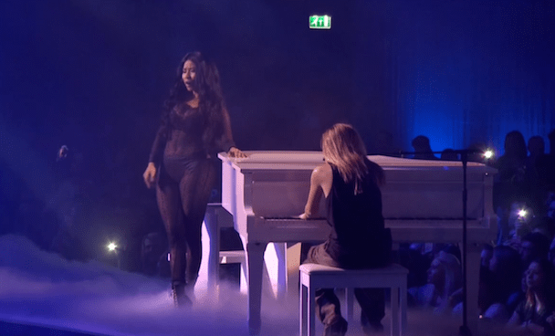 Watch Nicki Minaj Debut "Bed Of Lies," Rap About Scotland At MTV EMAs