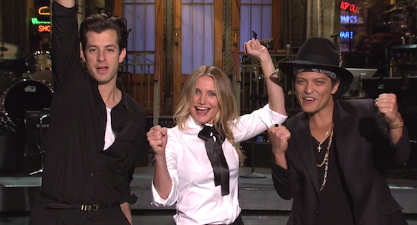 Watch Mark Ronson & Bruno Mars' SNL Promos With Cameron Diaz