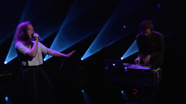 Watch Sylvan Esso Light Up Conan