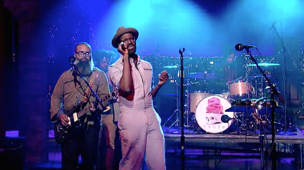Watch TV On The Radio Perform "Happy Idiot" on Letterman