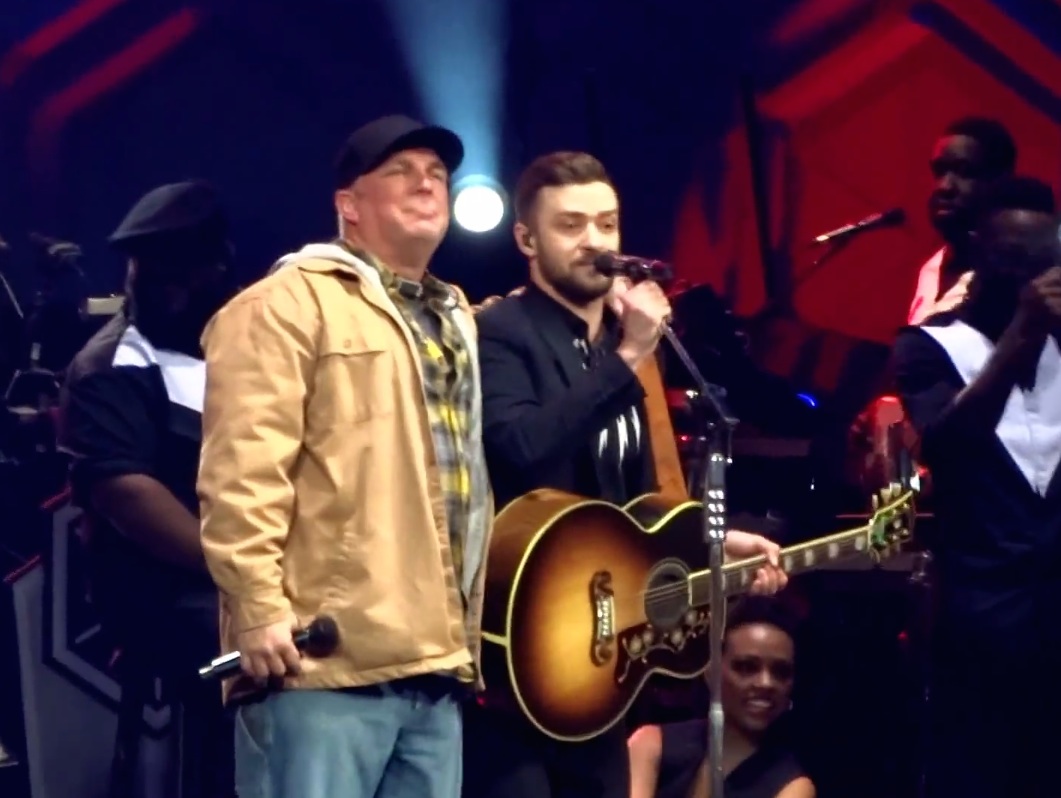 Garth Brooks and Justin Timberlake