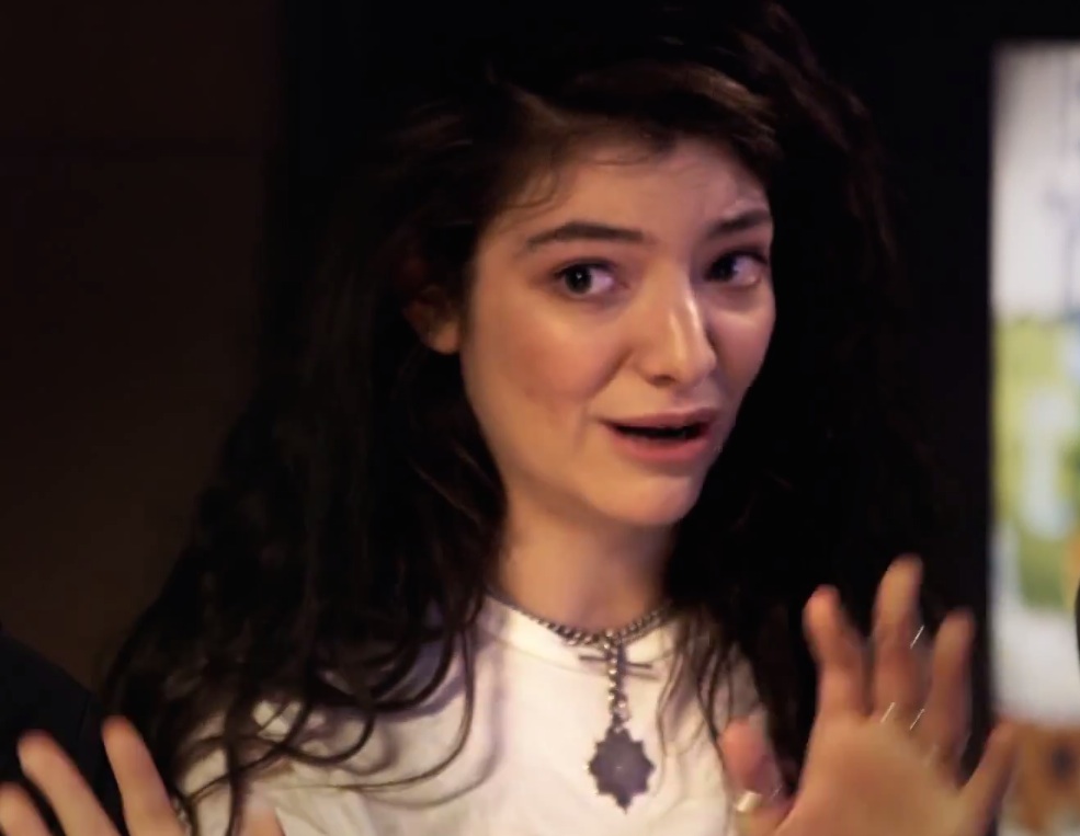 Lorde in Triple J sketch