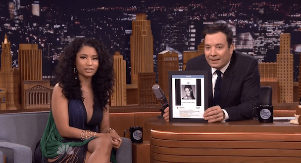 Watch Nicki Minaj Perform "Bed Of Lies" With Skylar Grey On Fallon