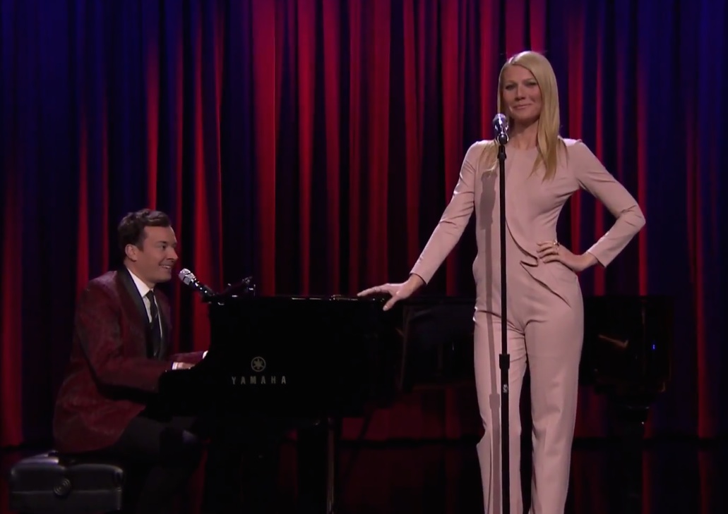 Gwyneth Paltrow and Jimmy Fallon