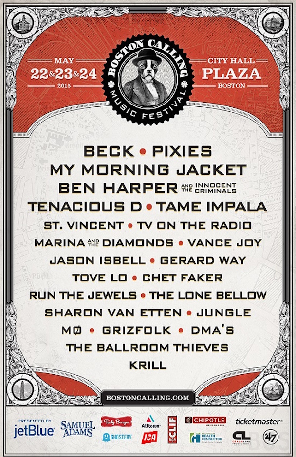 Boston Calling 2015 Lineup