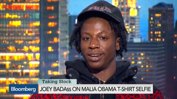 Watch Joey Bada$$ On Bloomberg TV, Of All Places, Discussing The Malia Effect