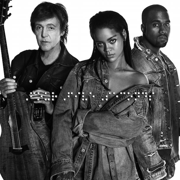 Hear A Preview Of The Kanye/Rihanna/Paul McCartney Collab "FourFiveSeconds"