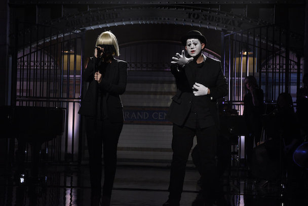 Watch Sia, Maddie Ziegler, & A Signing Mime Do SNL
