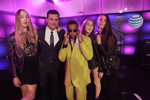 Watch Haim Join Morris Day As Morris Day And The Haim On Kimmel