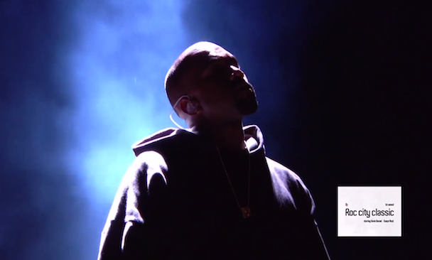 Watch Kanye West's Performance At The Inaugural Roc City Classic NBA All-Star Event