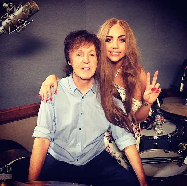 Buzzy Singer-Songwriter Paul McCartney Is Now Recording With Lady Gaga & Mike McCready