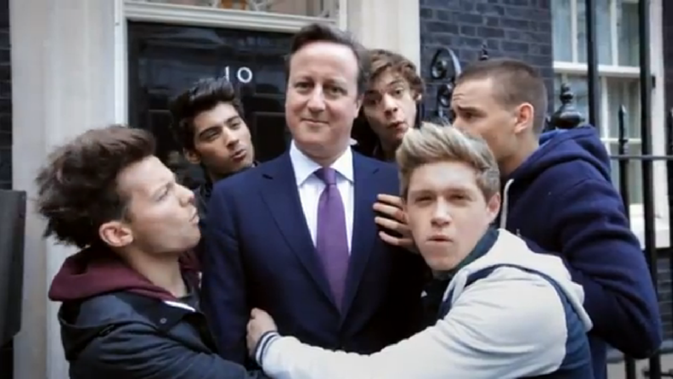 David Cameron and One Direction
