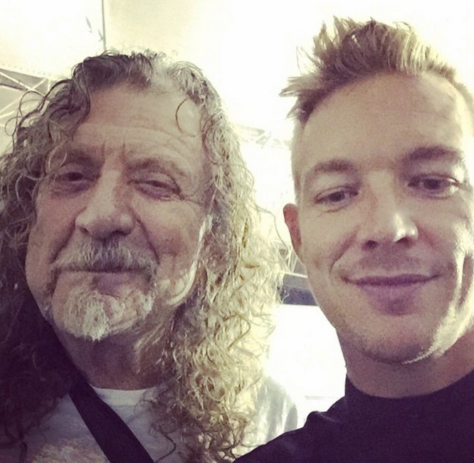 Robert Plant and Diplo