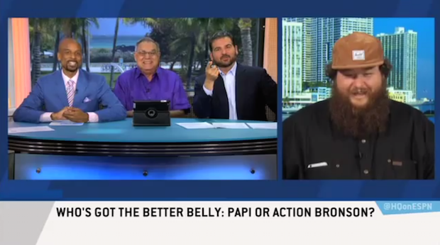 Watch Championship Handball Player Action Bronson On ESPN's Highly Questionable