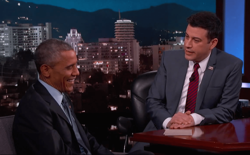 Watch Barack Obama And Jimmy Kimmel Chat About Kanye West, Who'll Be At SXSW