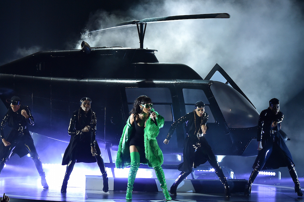 Watch Rihanna Perform "Bitch Better Have My Money" At The iHeartRadio Awards